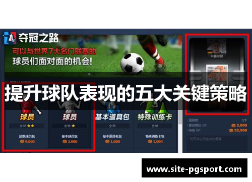 提升球队表现的五大关键策略